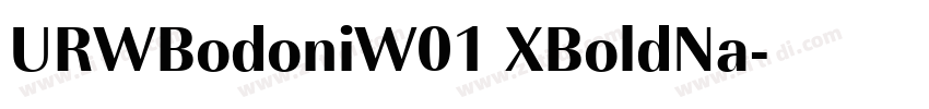 URWBodoniW01 XBoldNa字体转换 URWBodoniW01 XBoldNa字体转换